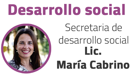 María Cabrino - Secretaria de desarrollo social