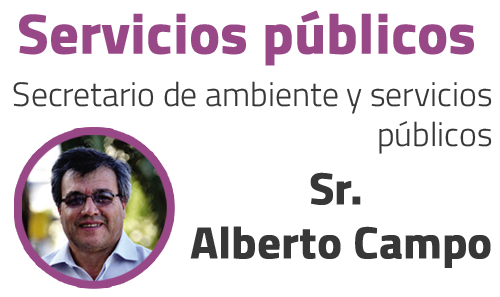 Alberto Campo - Secretario de Ambiente y servicios públicos