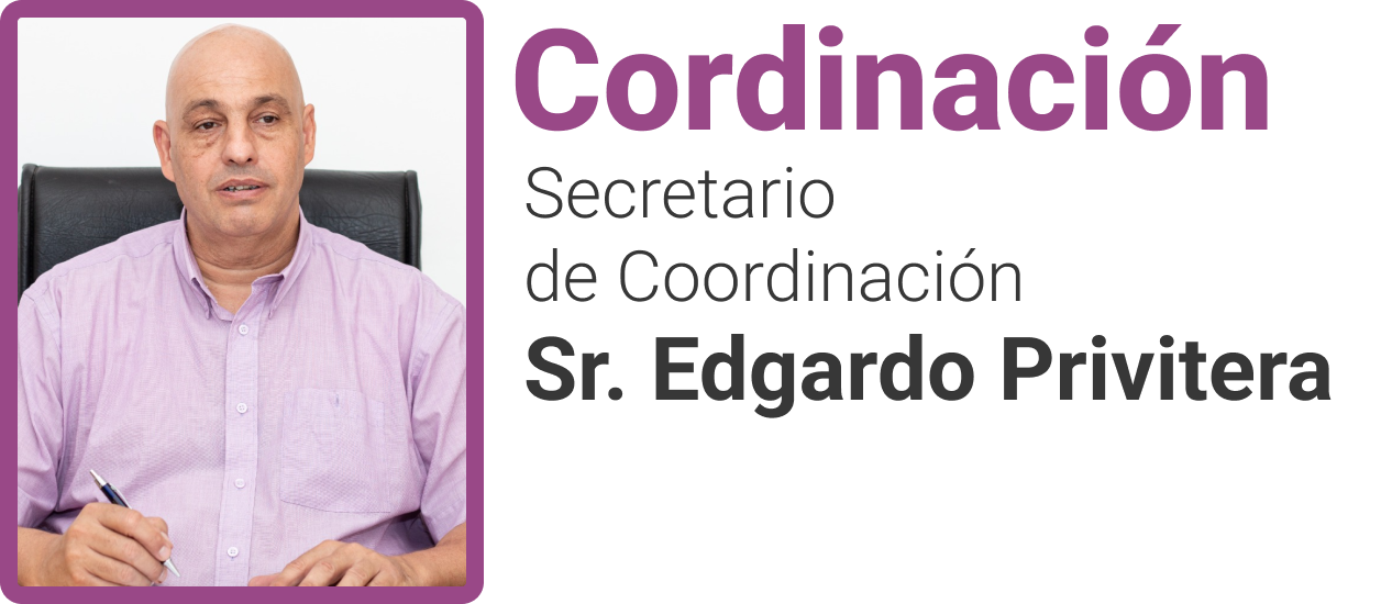 Edgardo Privitera - Secretario de coordinación